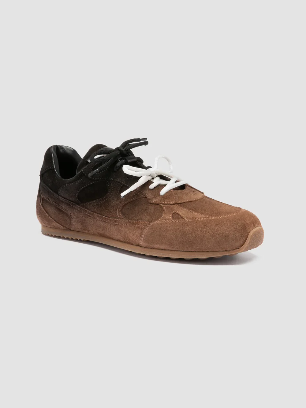 AWAY 004 - Brown Suede Low-Top Sneakers - Image 3