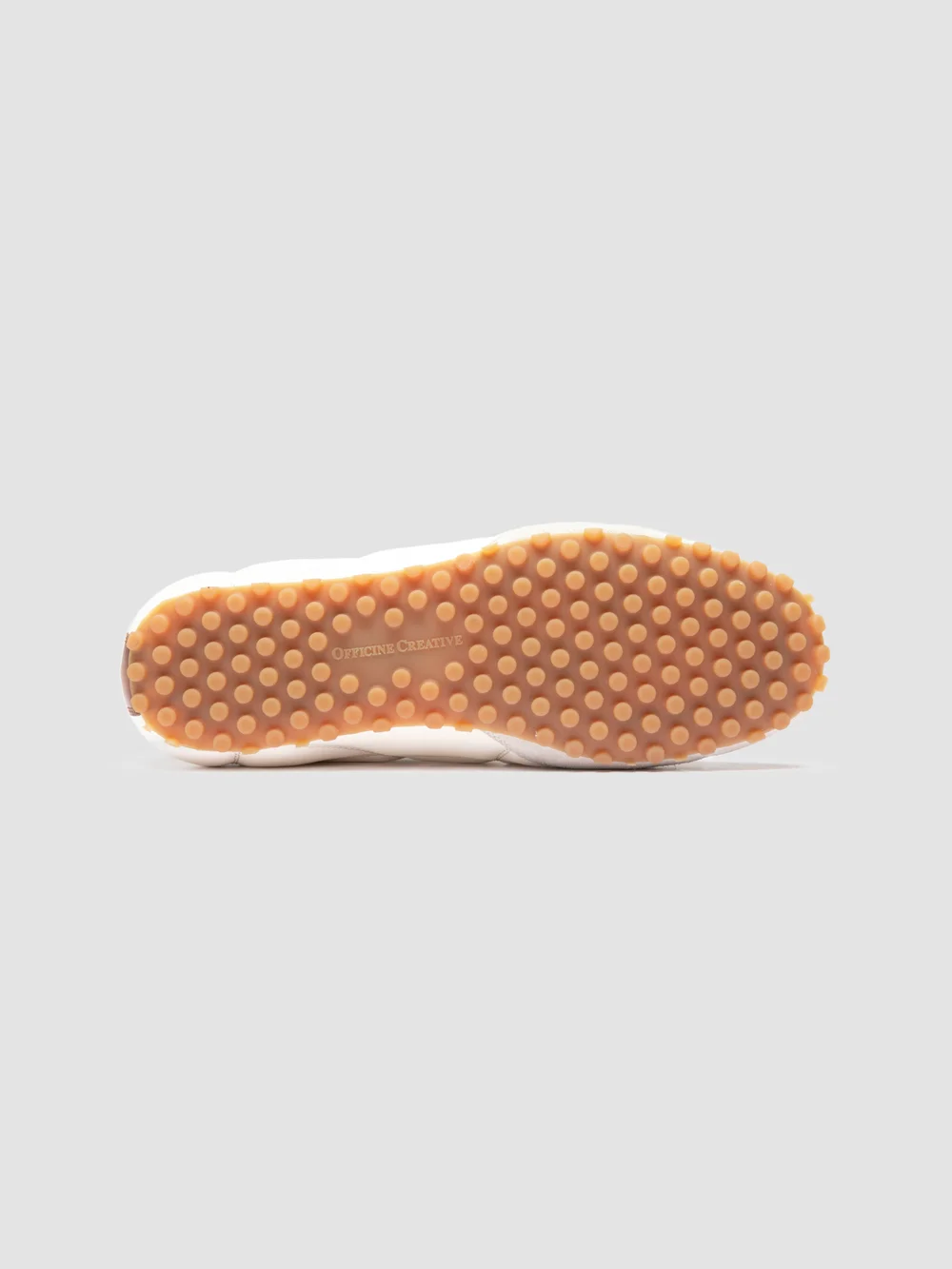 STRIKER 001 - White Leather and Suede Low-Top Sneakers - Image 5
