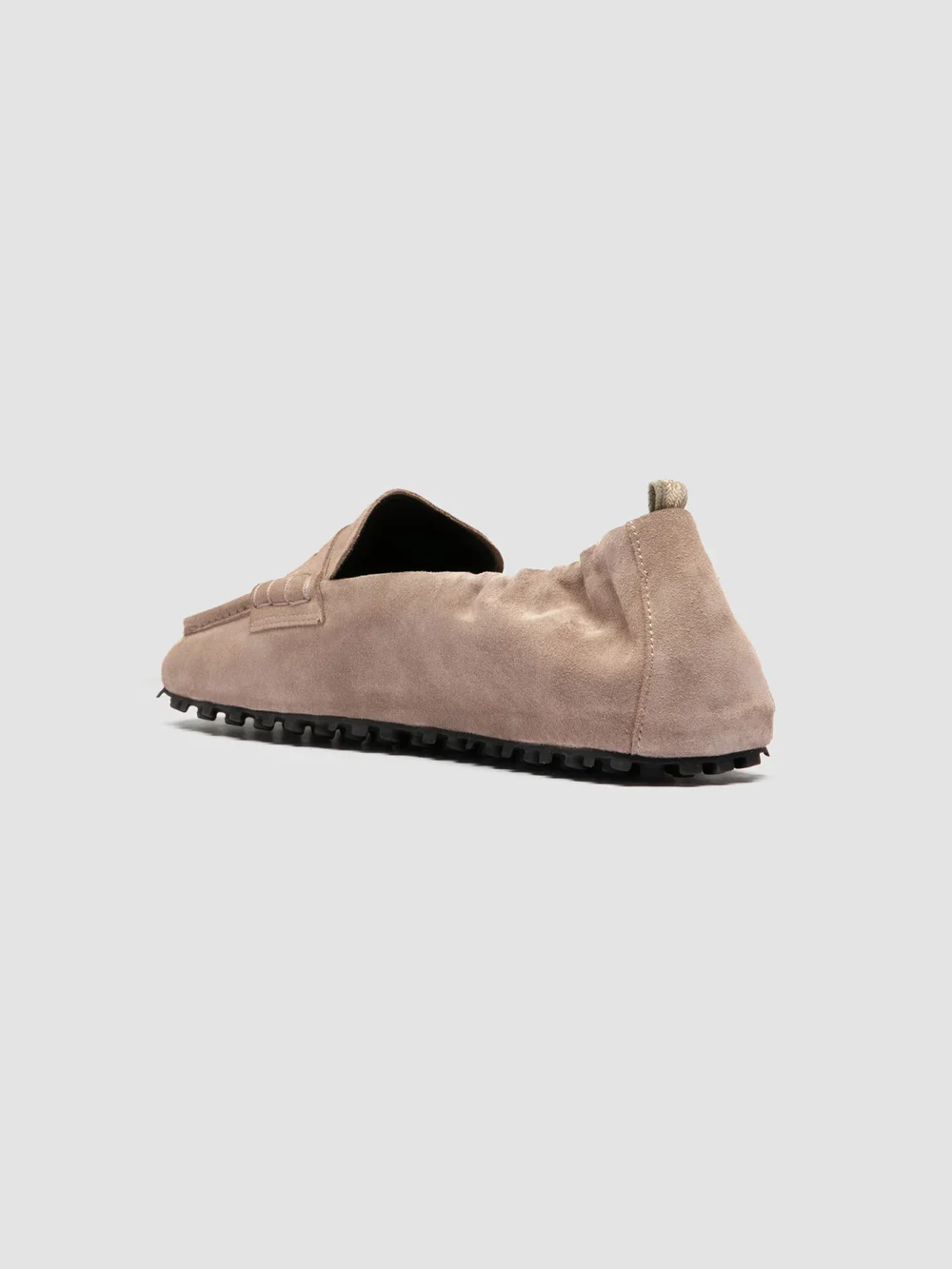 TRAVIS 001 - Taupe Suede Penny Loafers - Image 4