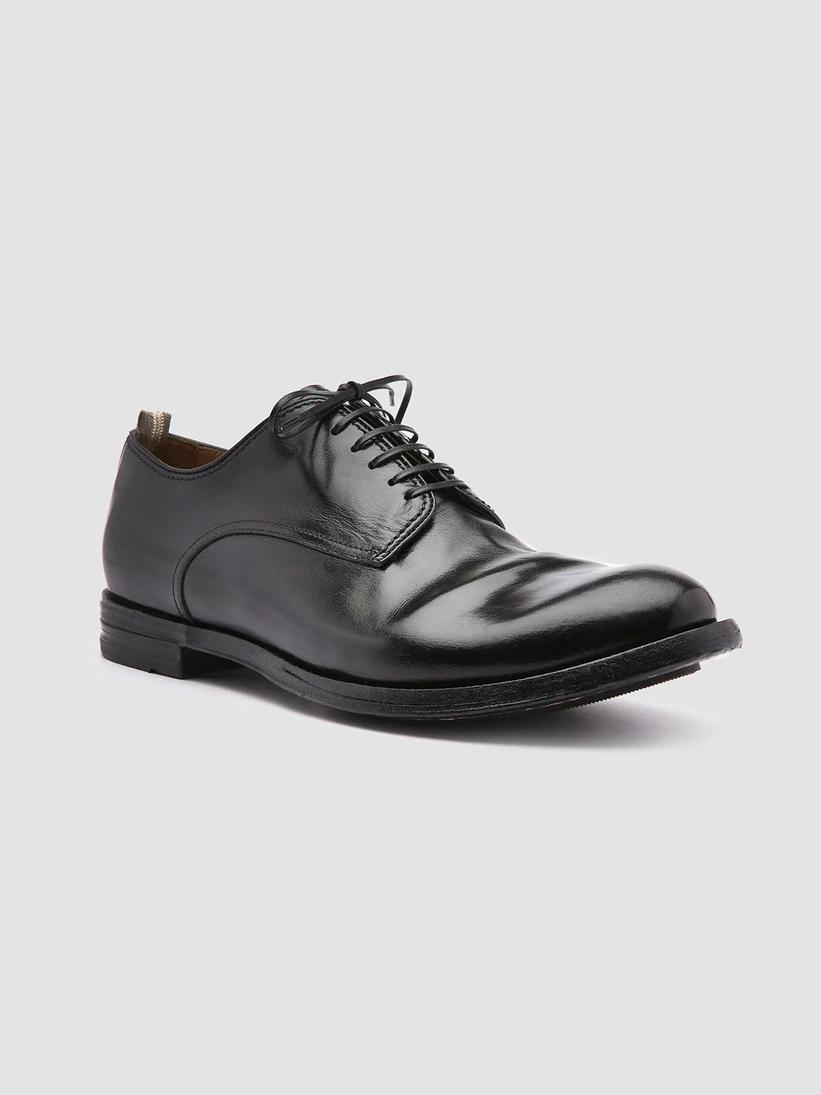 ANATOMIA 012 - Black Leather Derby Shoes - Image 3