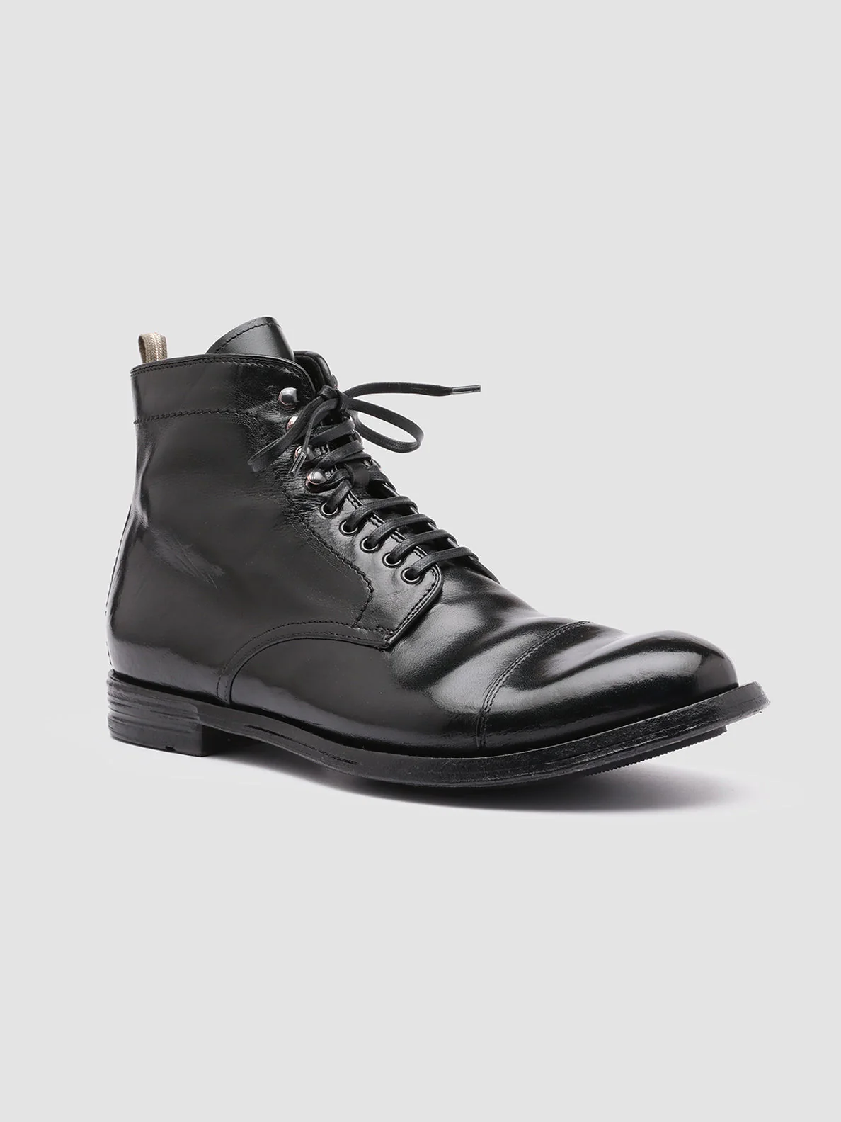 ANATOMIA 016 - Black Leather Ankle Boots - Image 3