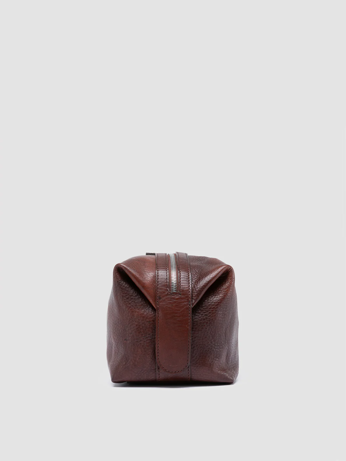 VANITY CASE 001 - Brown Leather Pouch - Image 3