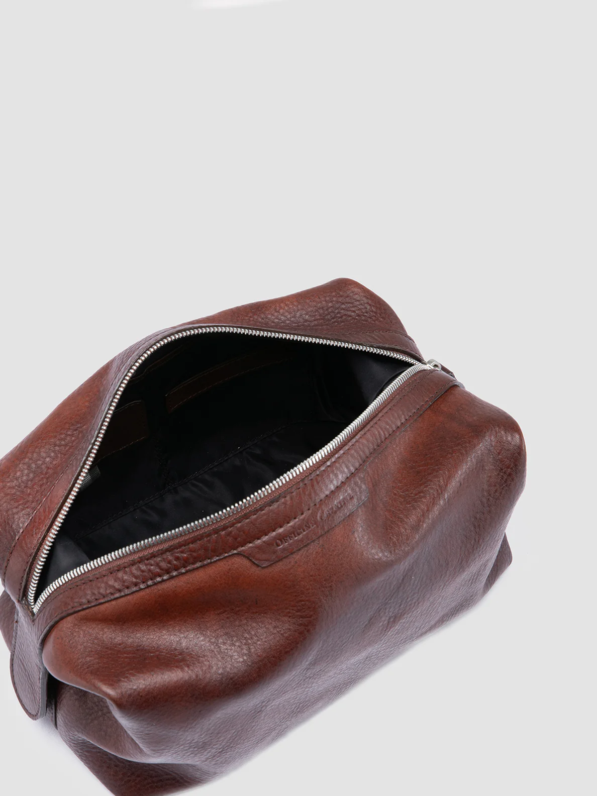 VANITY CASE 001 - Brown Leather Pouch - Image 6