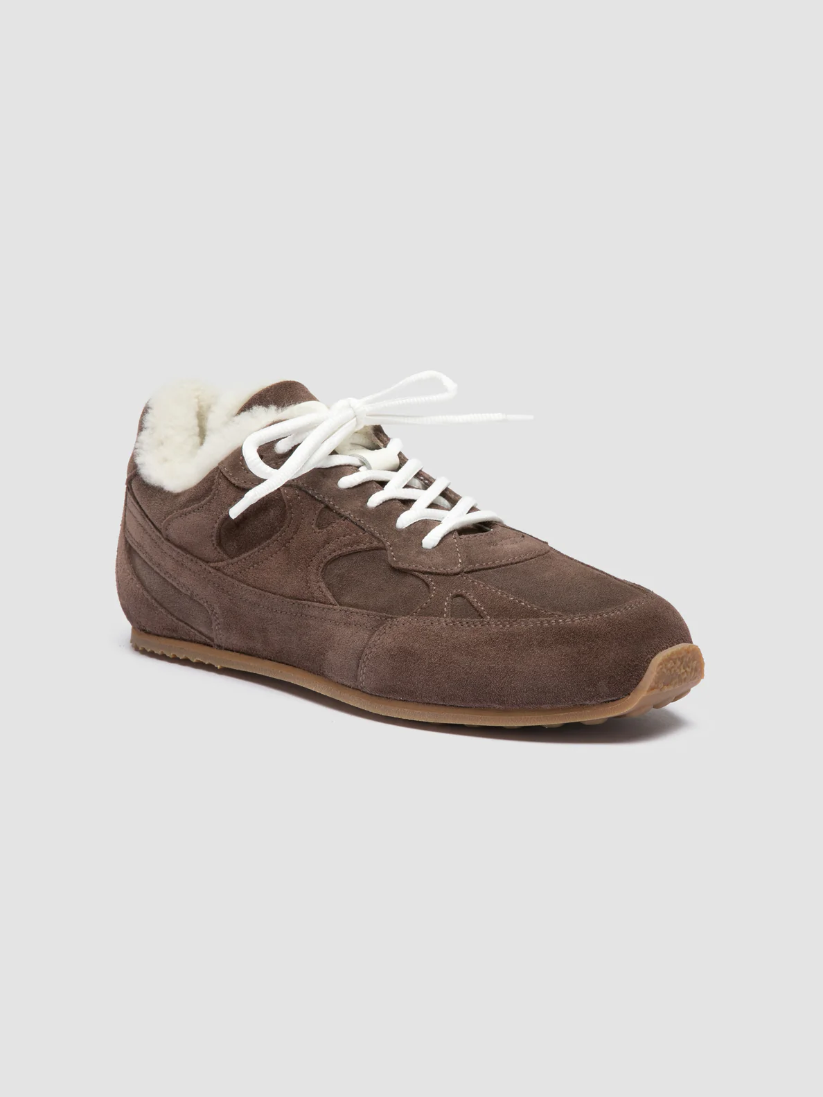 AWAY 102 - Taupe Suede Sneakers - Image 3