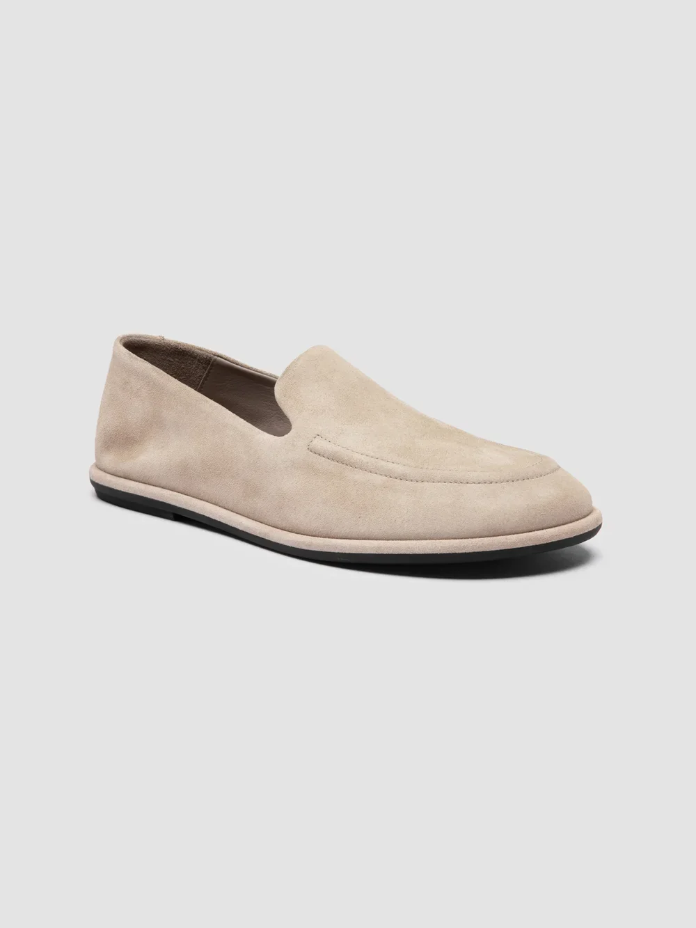 MIENNE 101 - Ivory Suede Loafers - Image 3